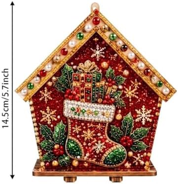 Christmas Diamond Pearl Painting Suncatcher Kit Christmas Ornaments 2026 (Style-A) - Image 2