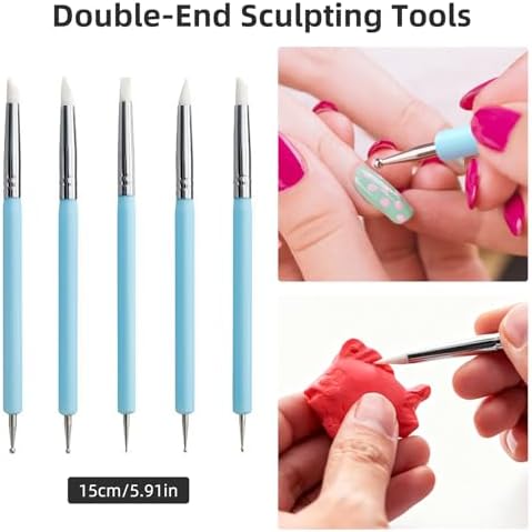 AULEEP 35 PCS Clay Sculpting Tools Kit, Air Dry Clay Tool for Pottery Craft - Image 2