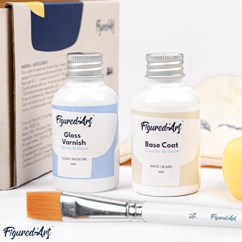 Figured'Art Pottery Kit for Adults with 4.4 lbs Premium Air Dry Clay, Ideal for Beginners, Includes Tools, Paints, Brushes, Sealers & Tutorials, No Kiln Needed - Image 5