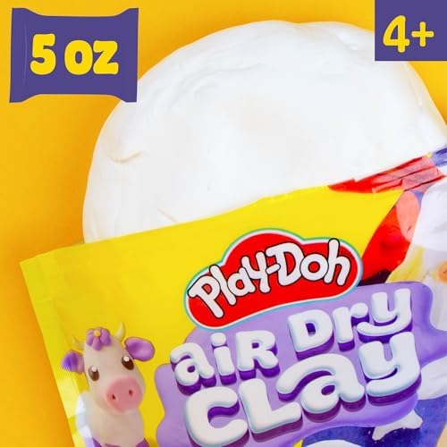 Play-Doh Brand Air-Dry Clay, 5 oz. Air and Modeling Clay Bag, Arts and Crafts Supplies for Adults and Kids, Tools & Kit - Image 3