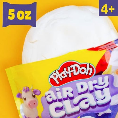 Play-Doh Brand Air-Dry Clay, 5 oz. Air and Modeling Clay Bag, Arts and Crafts Supplies for Adults and Kids, Tools & Kit - Image 3