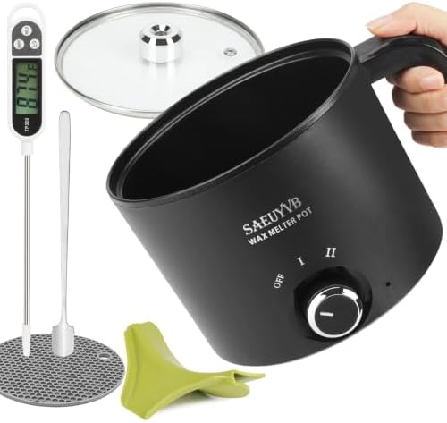 SAEUYVB Candle Making Kit with 1.8L Wax Melter Pot by SAEUYVB