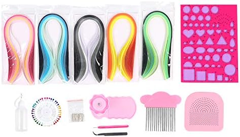 Adfaga Premium Quilling Tool Kit 15PCS Complete Paper Quilling Supplies Set with Template Board Pen Needles for DIY Craft Projects Adults Beginners - Image 5