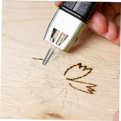 TEHAUX 5sets Wood Burning Kit Pyrography Nibs Burning Tip Assortment for Drawing Non-slip Grip - Image 3