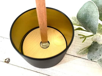 Wick Centering Tool for Single Wick Candle, 1-Wick Stabilizer, Wooden and Cotton Wick Holder,Wick Stabilizer for Candle Making (2 ")