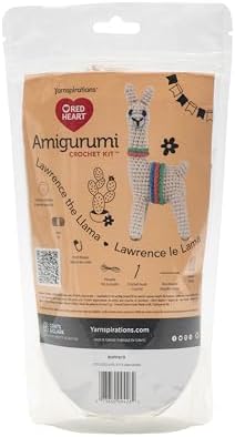 Red Heart Amigurumi Yarn Kit for Beginners, Lawrence The Llama by RedHeart