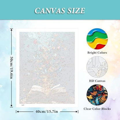 PHANTASYART Book Paint by Numbers Kit for Adults 16x20inch - Image 5