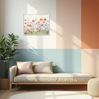Banket Floral Paint by Numbers Kit for Adults Beginner DIY Painting Kits for Adults Flowers Easy Adult Paint by Number Kits on Canvas Color by Numbers for Gifts Home Wall Decor 16x20 Inch - Image 4