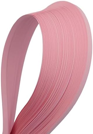 ODETOJOY Quilling Strips 5mm Paper Quilling Set Solid Color Star Origami Paper DIY Hand Crafts Single Color Quilling Paper Filigee Strips (Hotpink) - Image 2