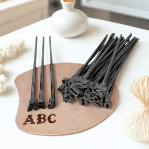 3/4" Number Mini Steel Branding Irons Kit for Hats, Wood Burning, DIY Beginner Adult Crafts Bullet Points - Image 4