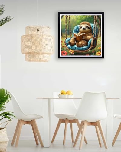 TCDZMYGS Paint by Numbers Kit for Adults Beginner-Sloth,10x10 inch - Image 3