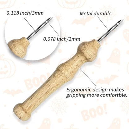 BEUNITONE Halloween Theme Punch Needle Embroidery Kit Adult Beginner - Image 3