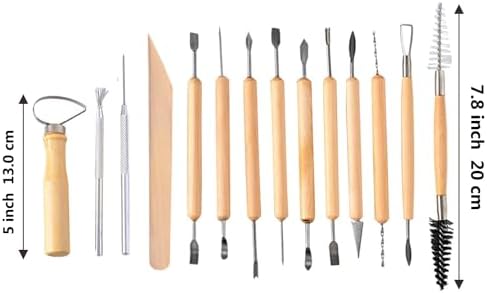 S & E TEACHER'S EDITION 19 Pcs Pottery Tools & Clay Sculpting Tools - Image 2