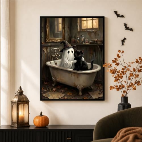 Mandun Halloween Paint by Numbers Kit for Adults, 16x20 inch - Image 3