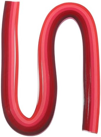 PATIKIL 120pcs Quilling Strips Paper 3/16"(5mm) 21" Origami Paper Quilling Strip for Art DIY Hand Craft Christmas, Red by PATIKIL