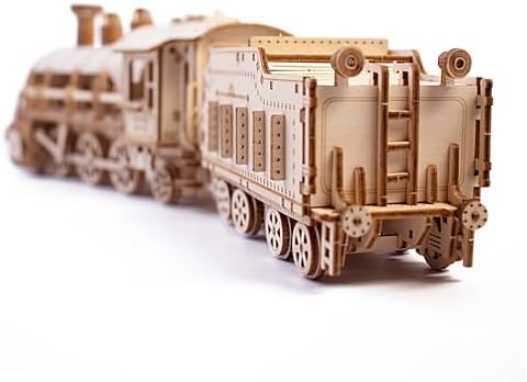 Luxury Steam Train 3D Wooden Puzzle for Adults - Image 4