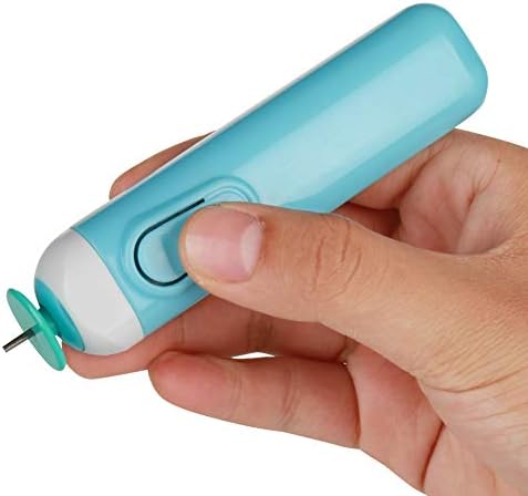Kits for Adults,Battery Operated Quilling Tool,Electric Quilling Tool,Electric Quilling Tool Electric Slotted Paper Crafts Quilling Tool Origami Winder Steel Curling Pen (Blue) - Image 4