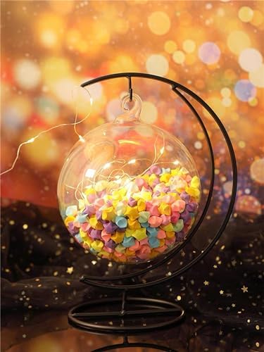 1080 Sheets Origami Star Paper 6 Macaron Color Strips Double Sided Lucky Star Decoration Folding Paper for DIY Hand Art Supplies (macaron-1080 sheets) - Image 6