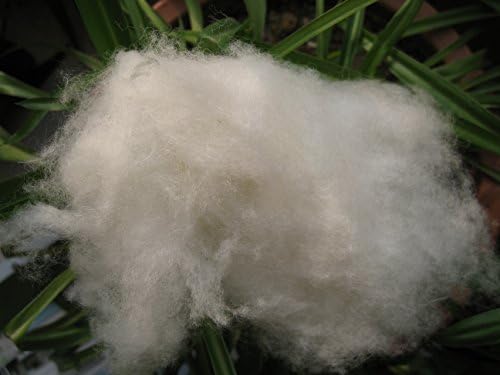 iMongol Carded Lambs Wool Stuffing Batting for Needle Felting, Knitted Crafts, Bright Creations, Pillow Filler, Stuffed Animals, Cushions,Super Clean Fine, Natural White(1oz, Combed Wool) - Image 5