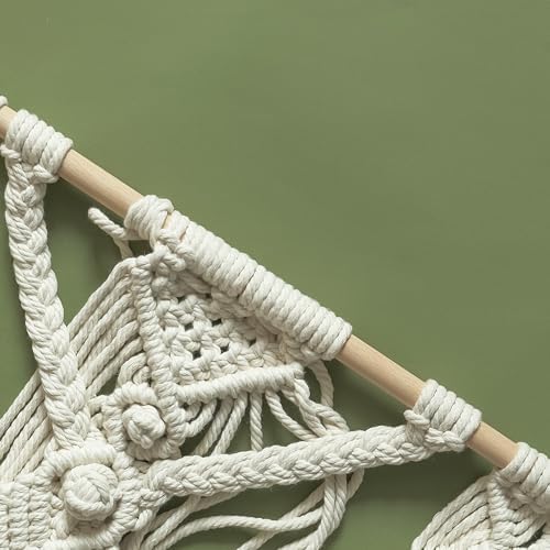 Leisure Arts Macrame Kit Wall Hanging, Macrame Kits for Adults and Beginners, Wall Hanger Craft Kit, DIY Macrame Project Kit for Home or Room Decor - Image 5