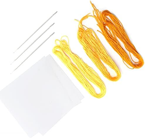 Pilipane Embroidery Starter Kit Needles Threads Transparent Printed Cloth Material Package for Adults Complete Sewing Supplies Set with Detailed Instructions for Beginners and DIY Art - Image 6