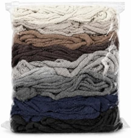 daheypong 300 pcs Cotton Weaving Loops for 7-Inch Loom，8 Neutral Colors by daheypong