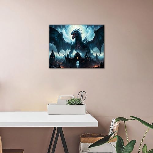 TUMOVO Dragon Paint by Number Kit for Adults - Image 2