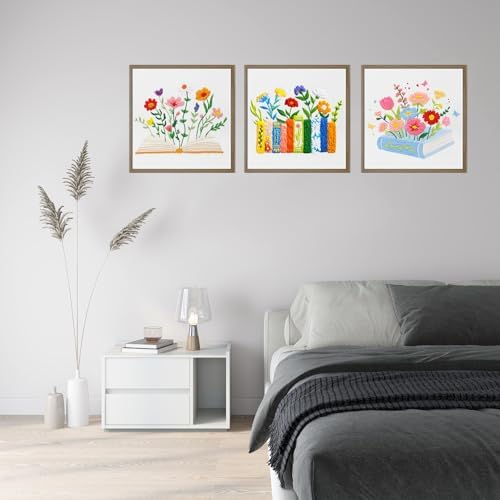 Louise Maelys 3 Pack Floral Book Embroidery Kit for Beginners DIY Craft - Image 6