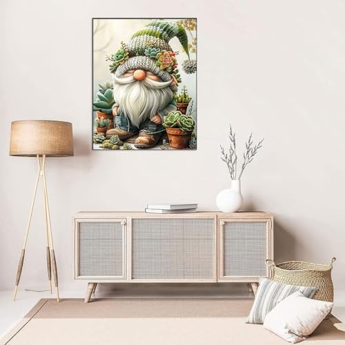 WUSARPLY Gnome Stamped Cross Stitch Kits for Beginners Adults - Image 2