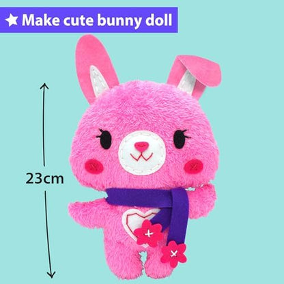 KRAFUN Bunny Sewing Kit for Kids Ages 8-12 - No Scissors No Glue - Image 2