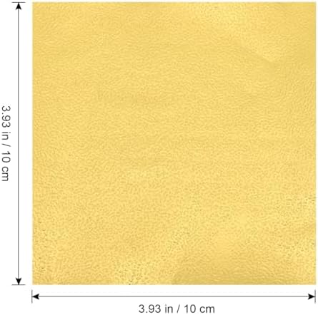 Kisangel Origami Paper 100Pcs 3.93X3.93 Inch Gold Foil Folding Paper Bulk Pack for Diy Crafts Handmade Art and Kids Folding Activities - Image 5