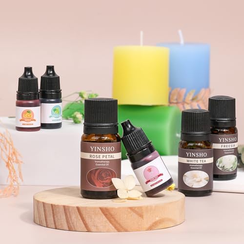 Blingfun 2LB Soy Wax Candle Making Kit,DIY Candle Making Supplies with Wicks, Stickers,Candle Jar, Melting Pot,Fragrances Oils & Dyes,Scented Candle Starter Full Kit for Adults (2LB) - Image 4