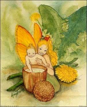 DSC Flower Fairy - Dandelion Fairy Paper Tole 3D Decoupage Craft Kit Size 8x10 inches K95701 by DSC