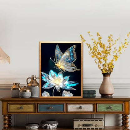 Nancency DIY Paint by Number for Adults,Painting Kits for Adult,Color by Numbers,Paint by Number Canvas Crafts Watercolor for Beginner Room Decor (Butterfly) - Image 2