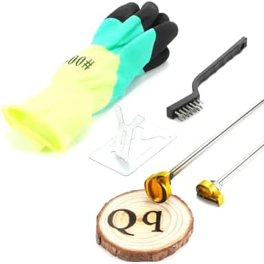 1" Letter Q Branding Iron 2Pcs, Upper & Lower Case Wood Branding Iron by AIMOADO