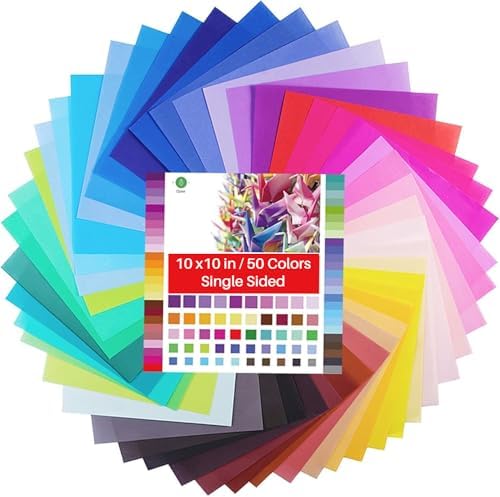 Opret Origami Paper Square Single Sided for Arts and Crafts Projects by Opret