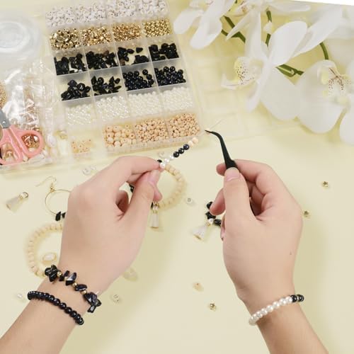 Jewelry Making Supplies Kit, Bracelet Making Kit, Natural Stone Beads - Image 4