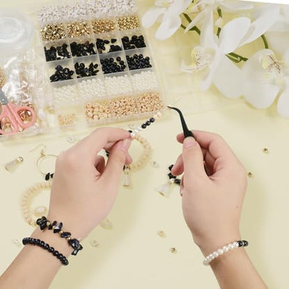 Jewelry Making Supplies Kit, Bracelet Making Kit, Natural Stone Beads - Image 4
