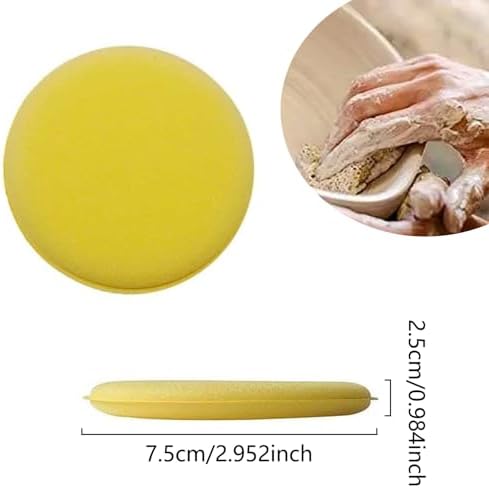 24Pcs Clay Sculpting Tool Set, Polymer Clay Kit with Ball Stylus Pens, Silicone Sculpting Brushes, Wooden Carving Tools & Smoothing Sponge, Professional Pottery Modeling Tools for Ceramic& DIY Crafts - Image 6