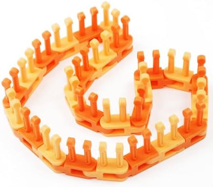 Authentic Knitting Board Flexee Loom Links Regular, Regular Gauge, for Medium Weight Yarn, 42 Links, 84 pegs - Image 2