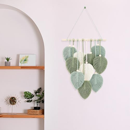 FREEBLOSS DIY Macrame Leaf Wall Hanging Beginners - Image 4