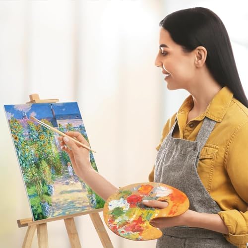 KEFF Canvas for Painting - 5-Pack 8x10 Canvas Value Pack - 100% Cotton Triple Primed Small Canvases for Painting. Mini Canvases Bulk Set for Acrylic, Oil, Watercolor&Tempera - Art Supplies for Adults - Image 6