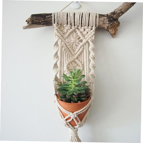 VINTORKY DIY Macrame Kit for Adults Complete Cotton Thread Material for Handmade Wall Art Decoration Beginner-Friendly Craft Supplies for Creative Tapestry Projects - Image 6