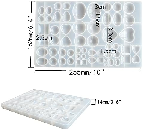Cabochon Mold Resin Jewelry Molds Silicone Molds for Resin - Image 2