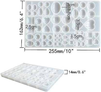 Cabochon Mold Resin Jewelry Molds Silicone Molds for Resin - Image 2