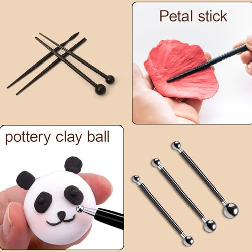 Clay Tools Clay Sculpting Kit Modeling Carving Tools Set for Pottery Clay - Image 4