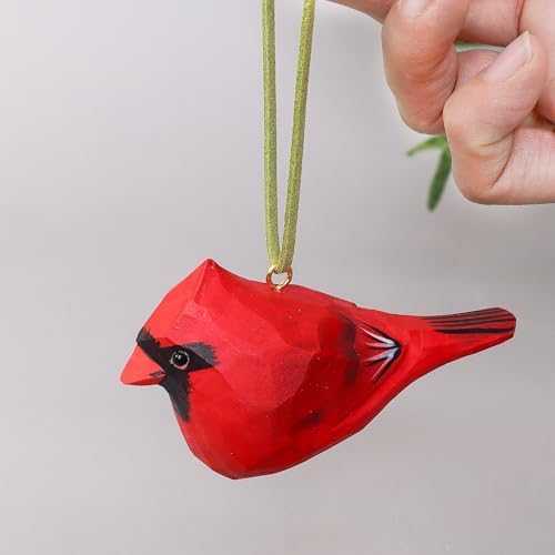 Kitsville Hand-Carved Cardinal Bird DIY Painting Kit with Nest & Eggs – Wooden Craft Set for Home Decor, Tree Ornaments & Creative Gifts - Image 6