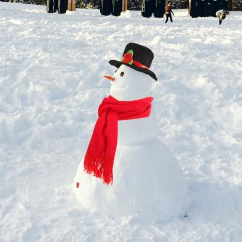 FAVOMOTO 16PCS Snowman Decorating Kit, Snowman Making Kit Modeling Clay DIY Build a Snow Man Crafts for Christmas Winter Holiday Party Decoration - Image 3