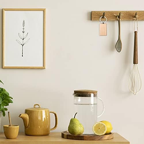 20 Pieces Blank Wooden Key Chain - Image 6