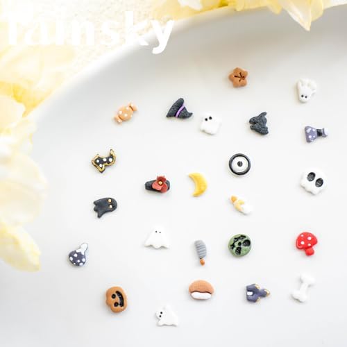Tainsky Halloween Micro Polymer Clay Cutters for Earrings Making, 8 Shapes Mini Polymer Clay Cutters for Earrings (Holiday-B) - Image 3